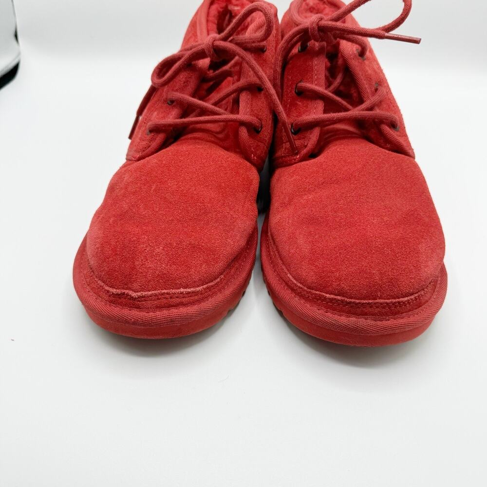 UGG Mens Neumel Chukka Ankle Boot 3236 Samba Red Suede Mens 9 - Picture 6 of 9